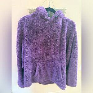 H&M Relaxed Fit Plush Purple Jacket